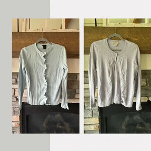 Ann Taylor Loft Outlet 100% cotton button lightweight Cardigan Bundle size M